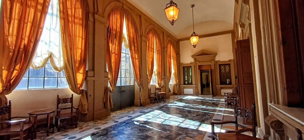 Interni di Villa Mondragone, una delle Ville Tuscolane più belle