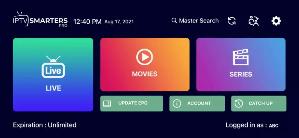 IPTV SMARTEERS APP FOR 4K IPTV