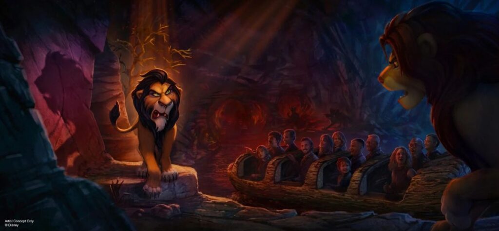 attrazione re leone a Disneyland Paris
