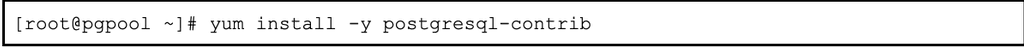 postgresql-contrib paketinin yum ile kurulumu