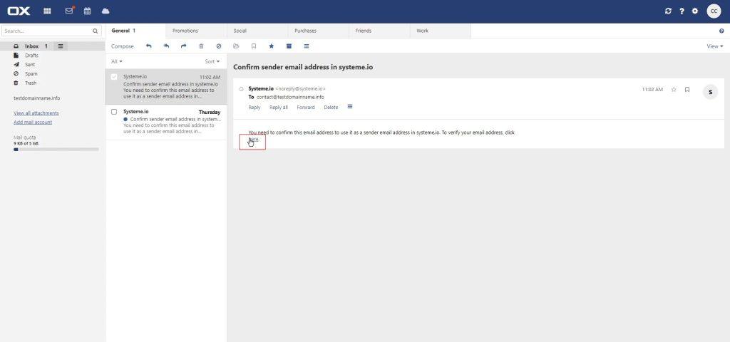 namecheap.com email dashboard