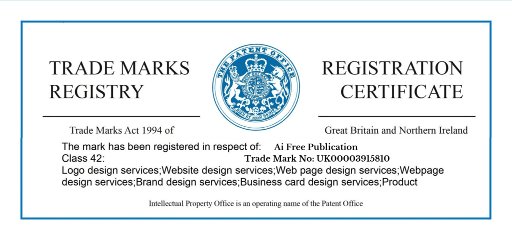 Ai Free Publication Trademark Registration