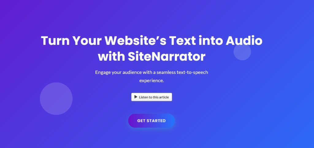 SiteNarrator