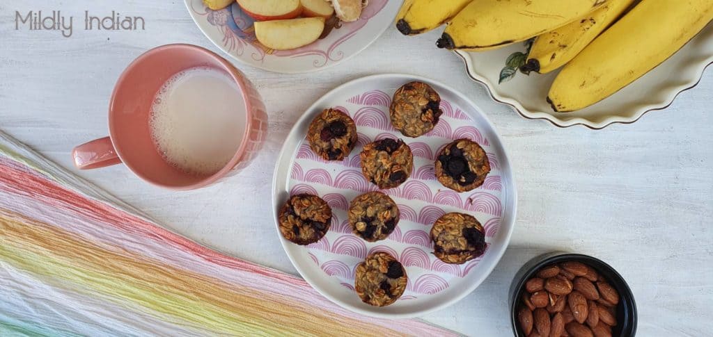 baked oatmeal with blueberry