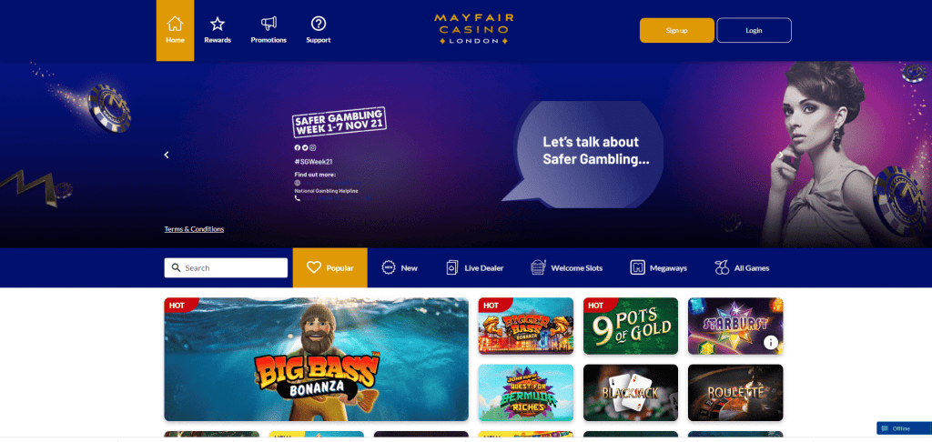 Mayfair Casino Review