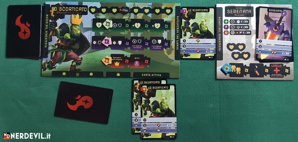 Deed Cells gioco da tavolo Plancia Senzatesta modalità solitario