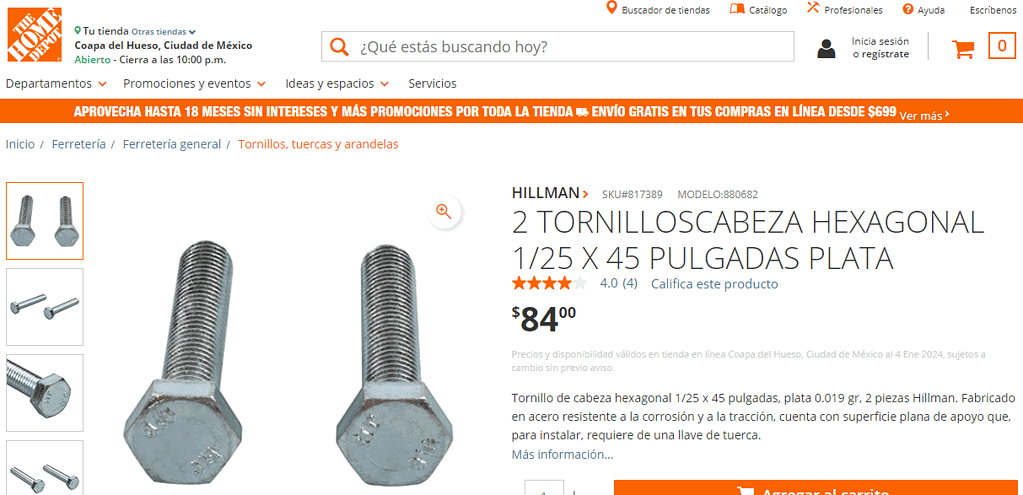 Tornillos Samsung M8: Entrega disponible en CDMX e Interior de la Republica Servicio de instalación de televisores en la CDMX 2025 Venta de tornillos en Home Depot México