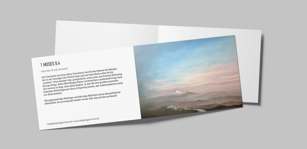 Klappkarten KÜNSTLER KAI SOMMER