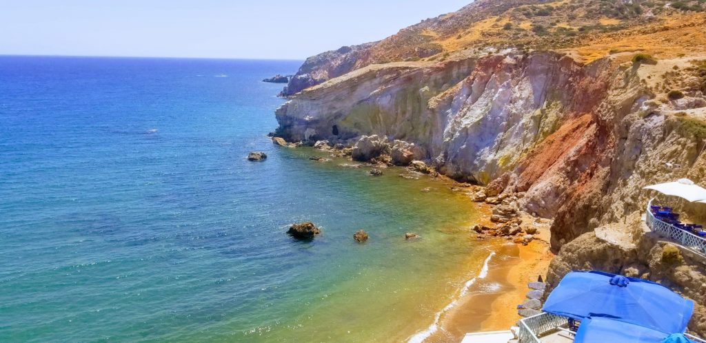 Paliochori Beach Milos Greece