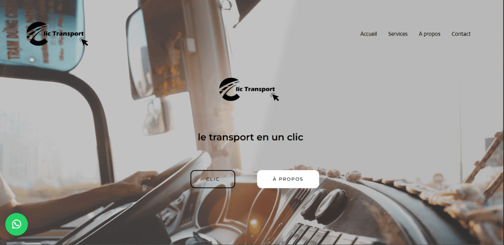 Refonte du site web de la société de transport Clic Transport à Nancy