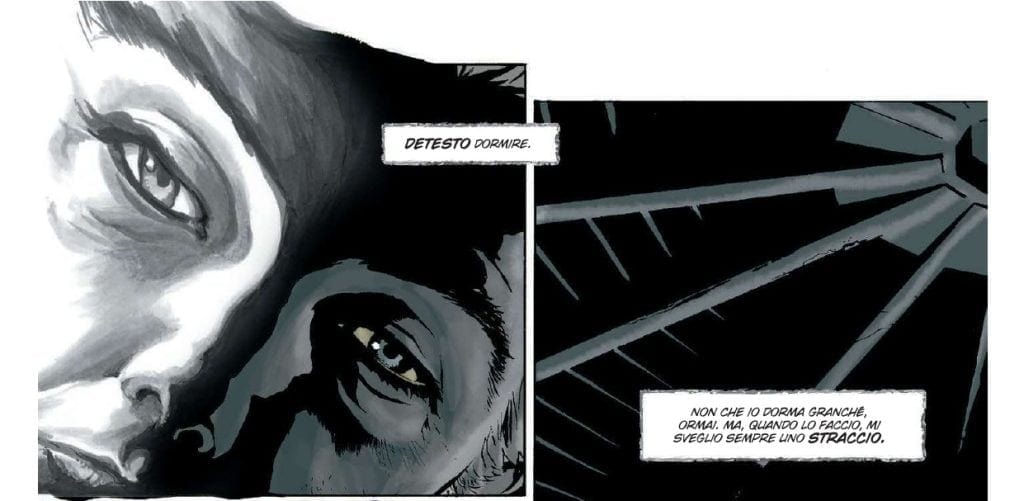 Desolation Jones vignetta occhi