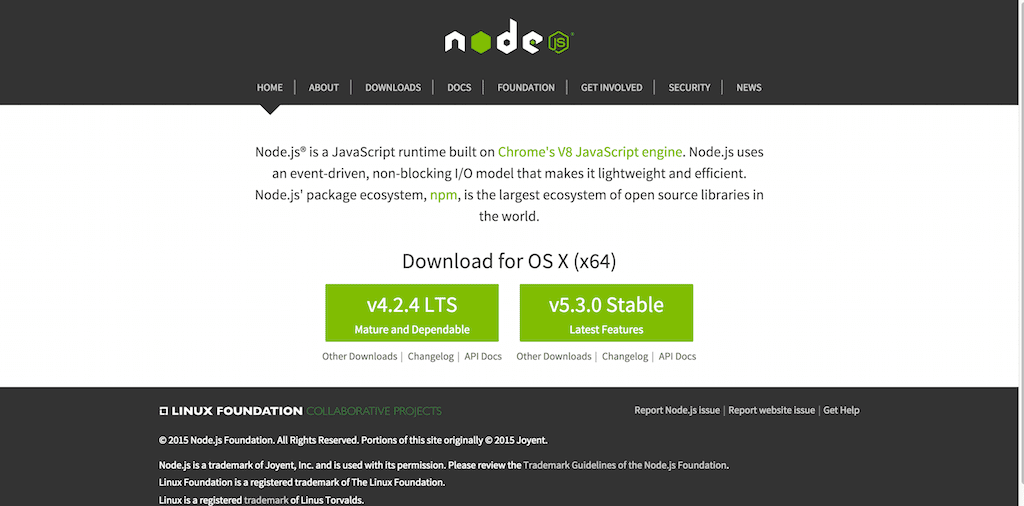 nodejs