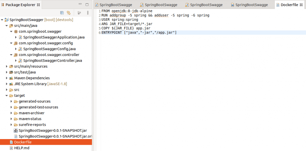 Dockerize SpringBoot