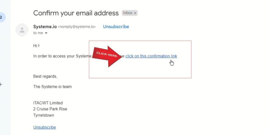 systeme.io registration