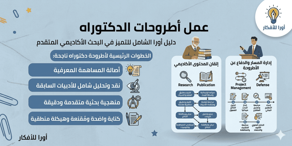 عمل اطروحات الدكتوراه