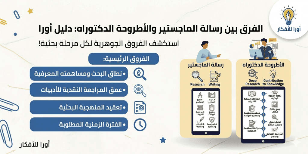 رسالة الماجستير و الدكتوراه