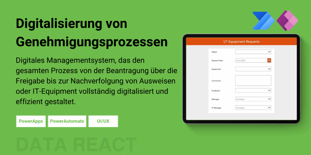 Projekte, Optimierung von Arbeitsabläufen durch Digitalisierung