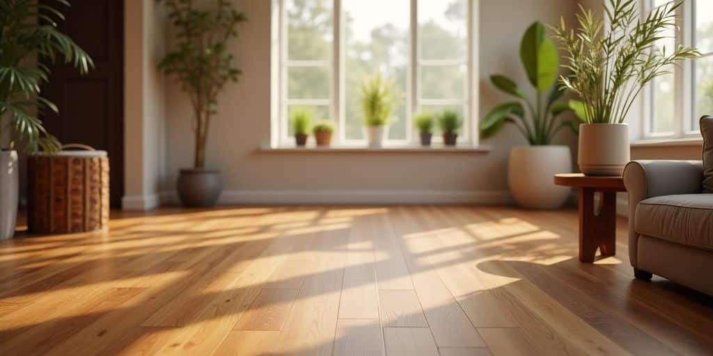 Verschiedene Parkett Holzarten in einem stilvollen Raum