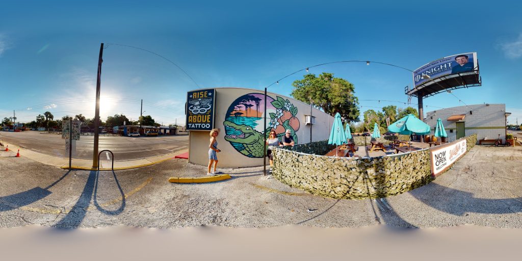 Mills 50 District. Murals of Orlando in 360 views.