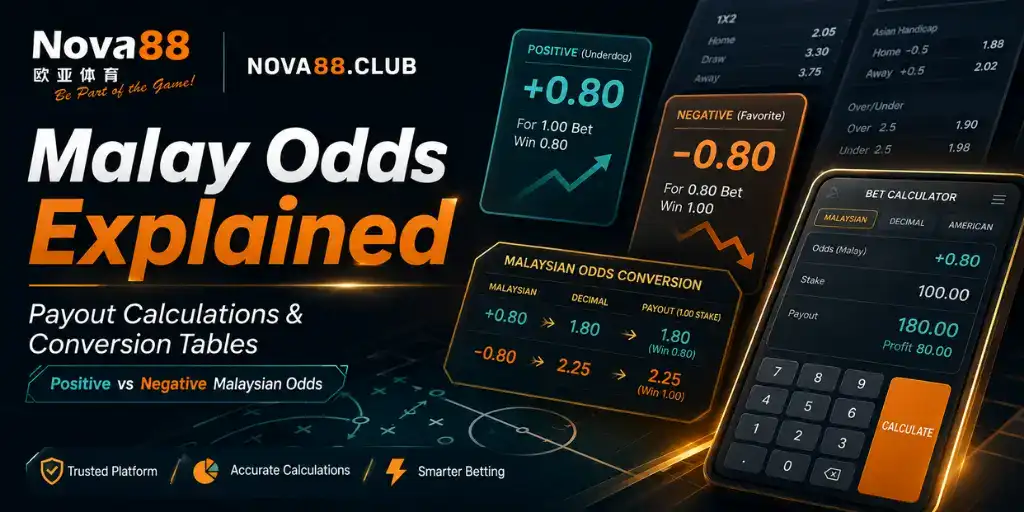 Malay odds explained with positive and negative payout examples