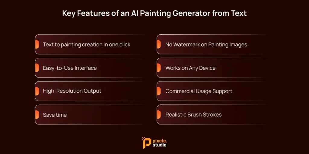 Key Features of an AI Painting Generator from Text