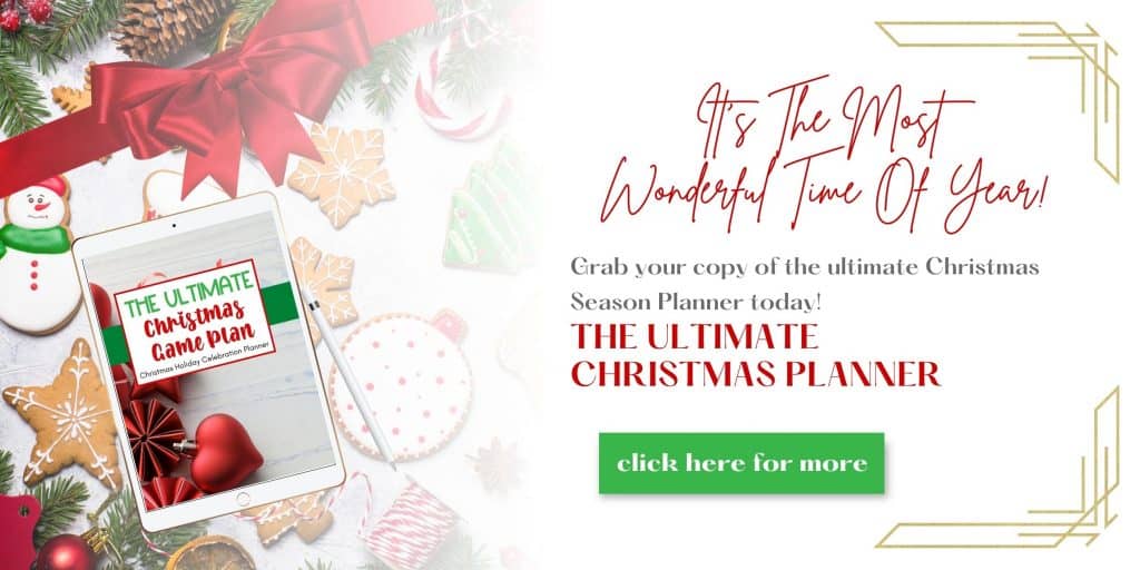 printable Christmas planner