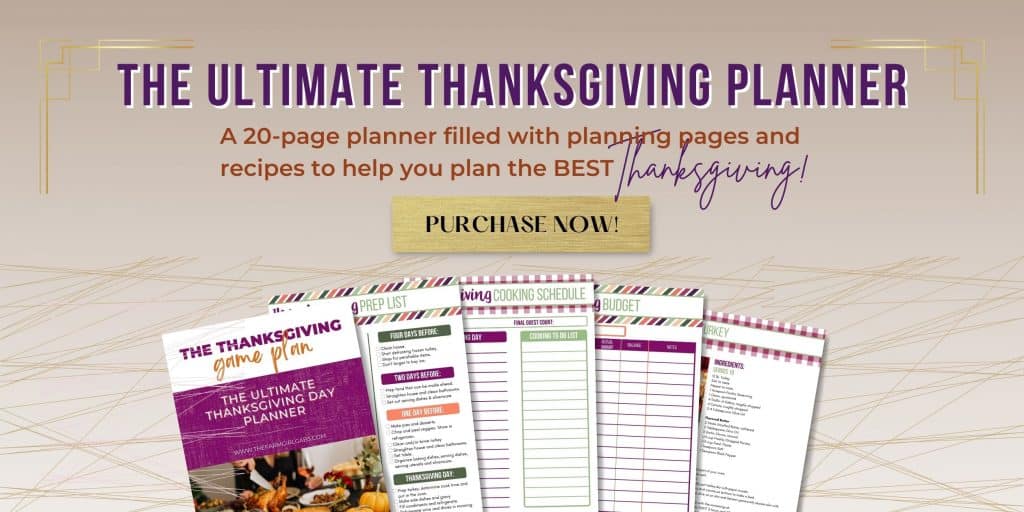 printable Thanksgiving Planner