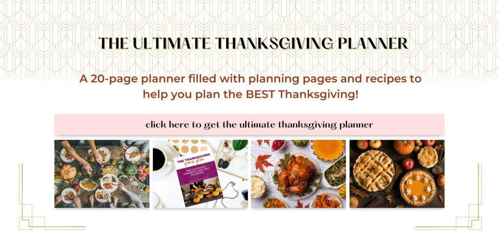 printable Thanksgiving Planner