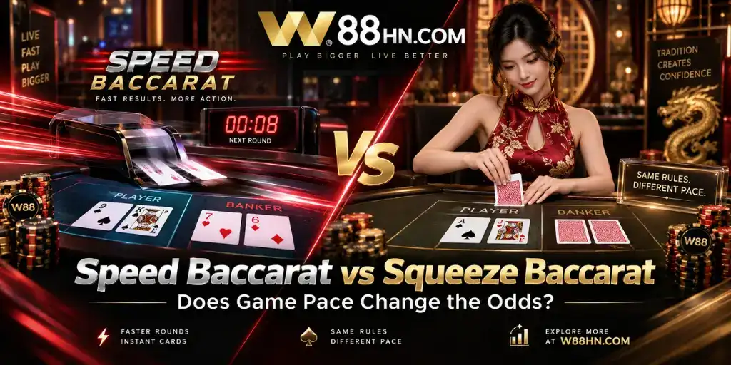 Speed Baccarat vs Squeeze Baccarat game pace and odds comparison