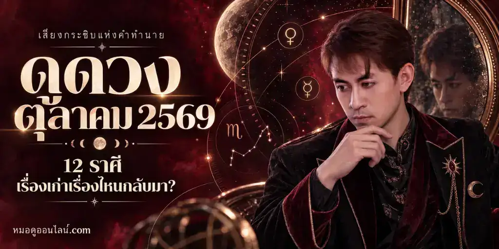 ดูดวงรายเดือน ตุลาคม 2569 ครบ 12 ราศี โดยหมอเสือ The Whisperer