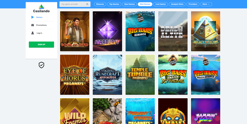 casilando slots - casilando review