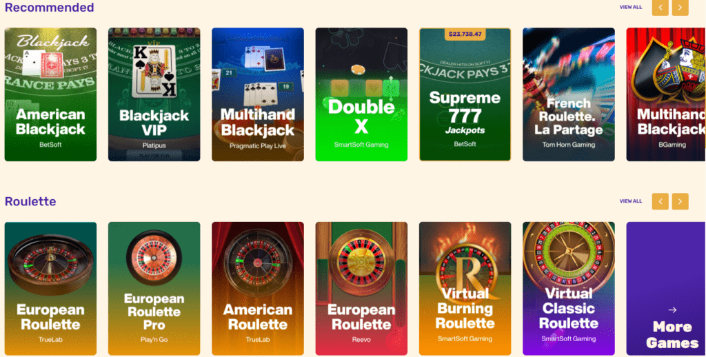 letslucky table games - letslucky review