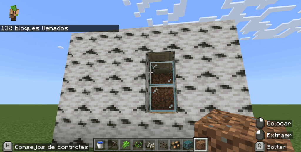 cambiar capa exterior de bloques en minecraft