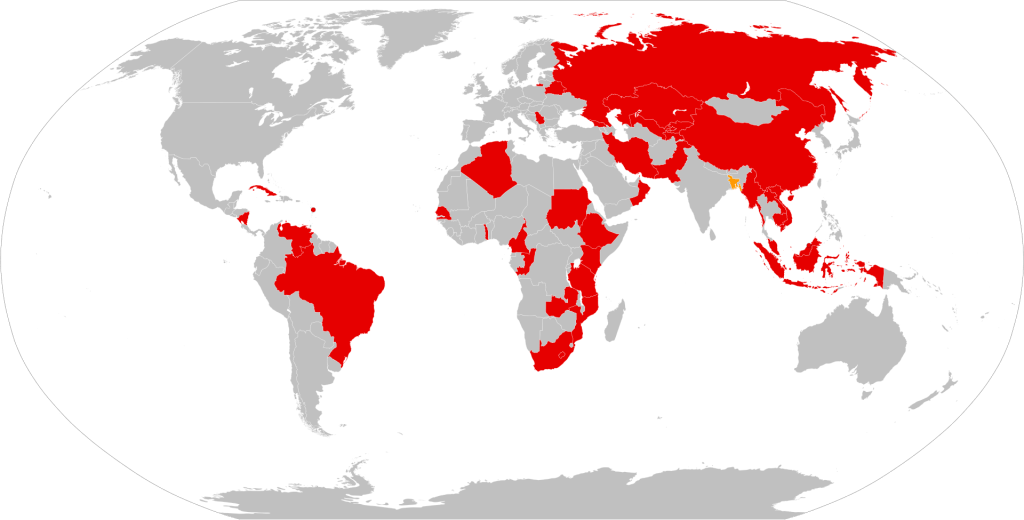 Member states of the World Artificial Intelligence Cooperation Organization.svg AmChamHK e-magazine