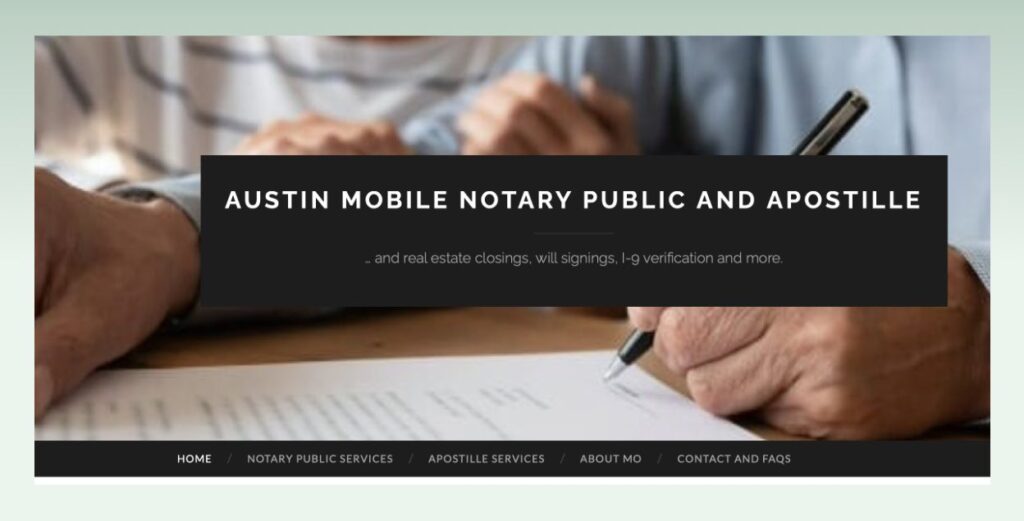 notary business name ideas - Austin Mobile Notary