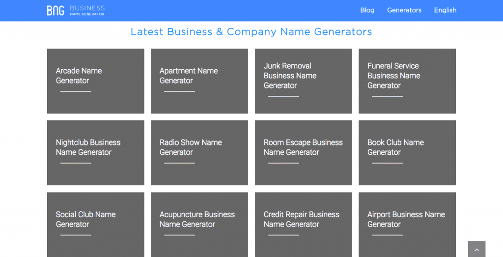 Business Name Generator