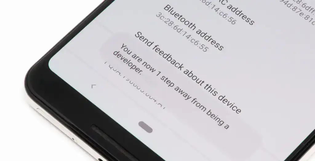android developer option enabled