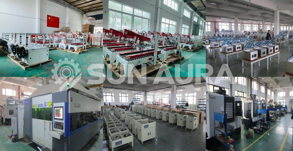SunAura factory floor in Qingdao