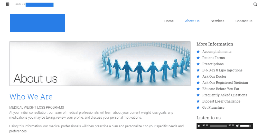 Personalized about us page