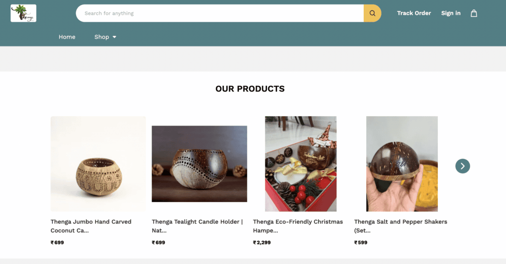 thenga home decor online store