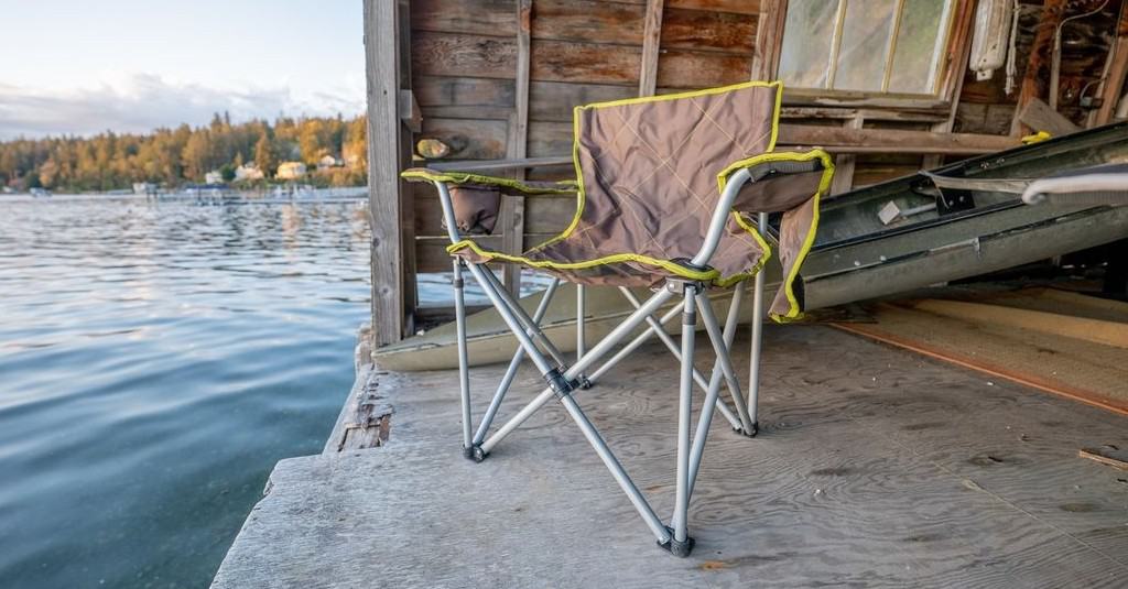 folding chair on the pier