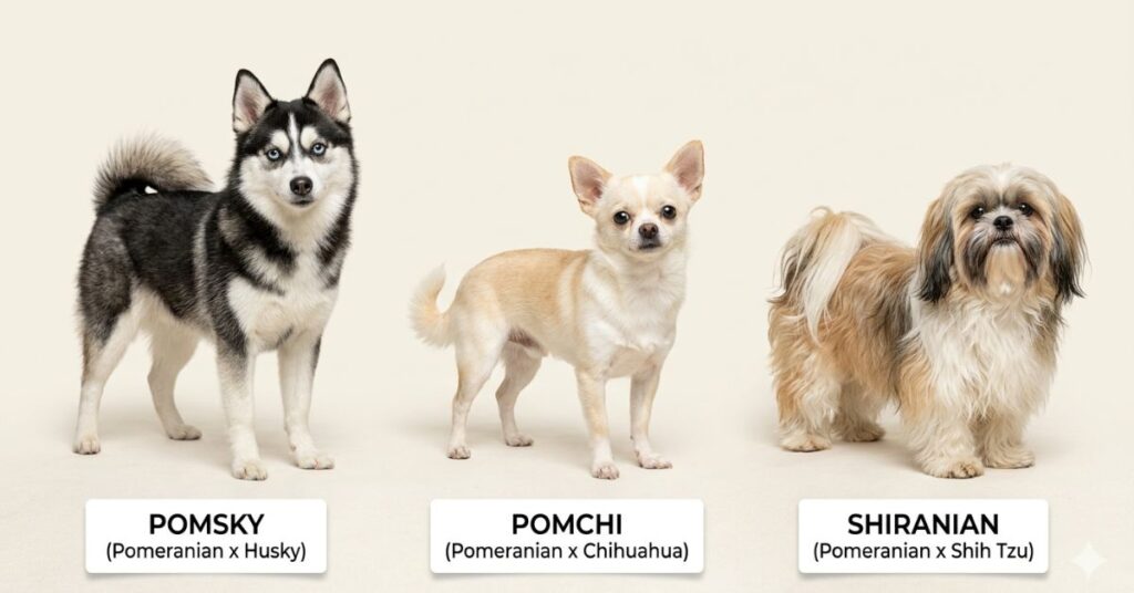 Breeds of Pomeranian| Types, Variations, Genetics & Complete Expert Guide (2026) pomeranian mix breeds designer dogs and genetic outcomes