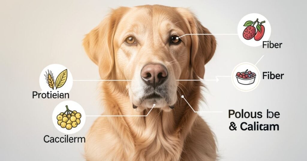 the core nutrients every senior dog needs