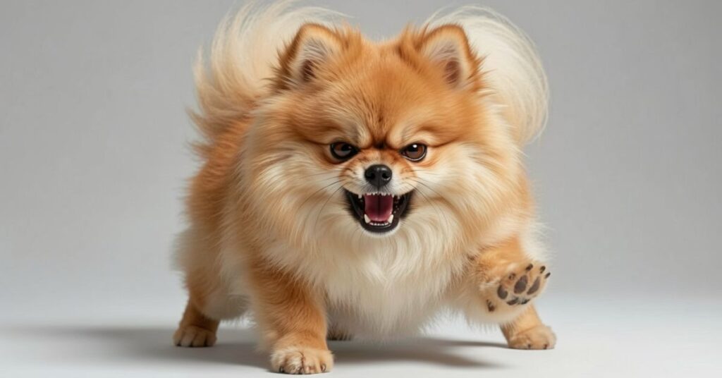 Angry Pomeranian| Why Pomeranians Get Angry and How to Calm Them causes that trigger aggressive behavior