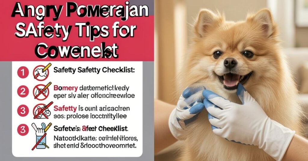 Angry Pomeranian| Why Pomeranians Get Angry and How to Calm Them safety tips for owners