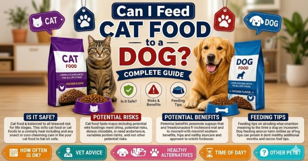 can i feed cat food to a dog instead of dog food