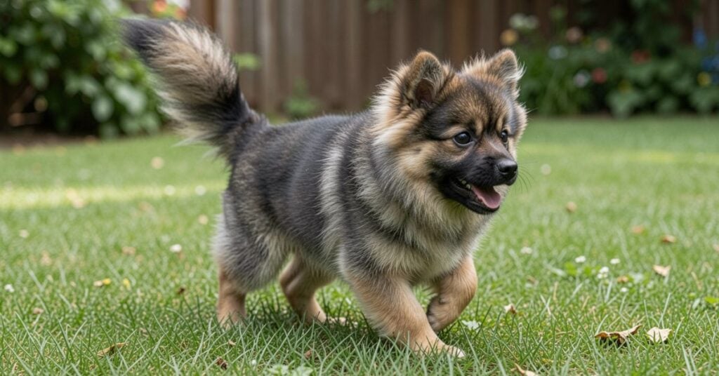Shepherd Pomeranian mix appearance 