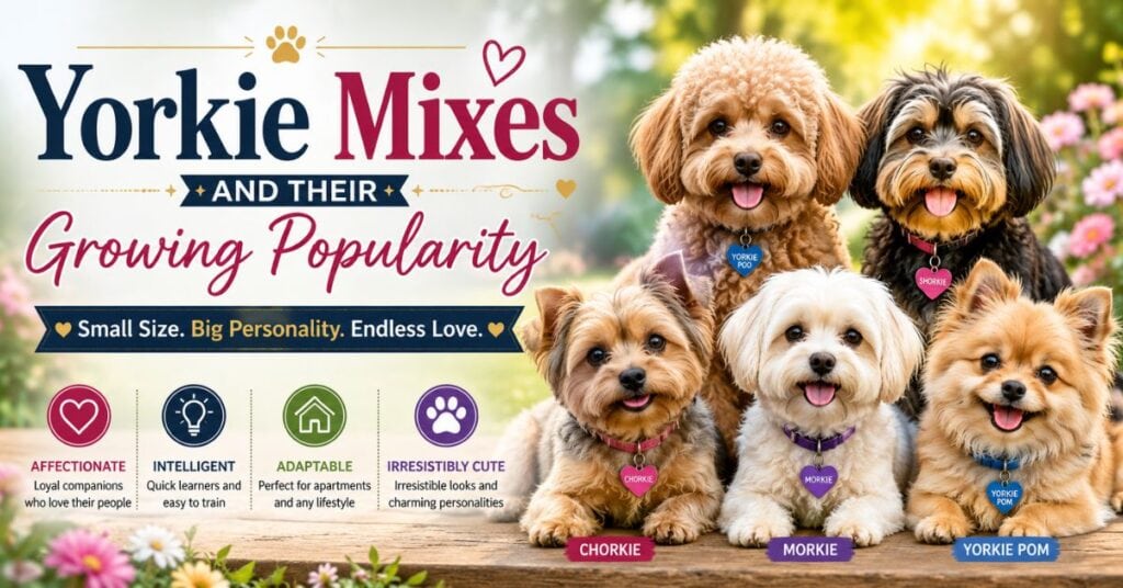 Yorkie Mixes: Complete Guide to Popular Yorkie Crossbreeds their growing popularity