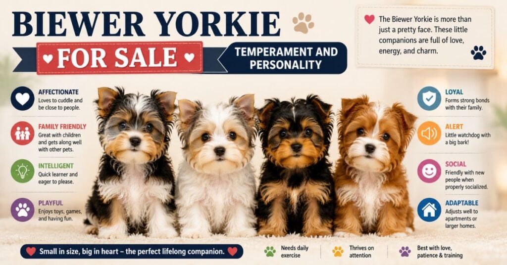 biewer yorkie for sale temperament and personality
