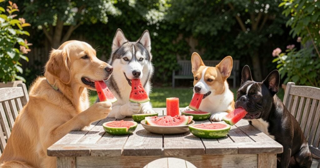 watermelon as frozen treats